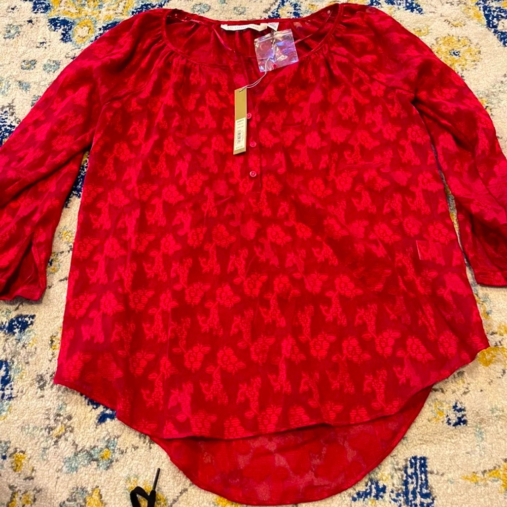 TAGS STILL ON - RED top by Lauren Conrad